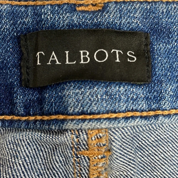 NWOT Talbots High Waist Strait Ankle Jean Ventura Wash 12 - Picture 11 of 15
